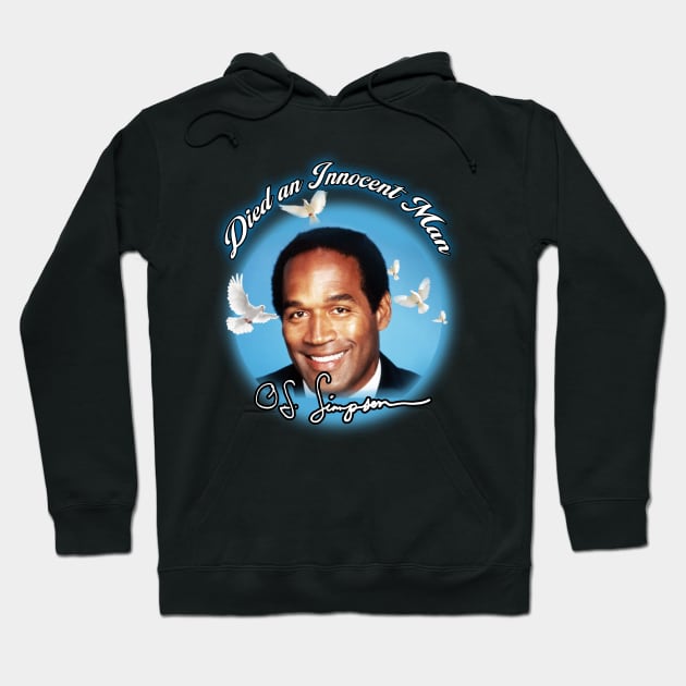 Died an Innocent Man Hoodie by bmron